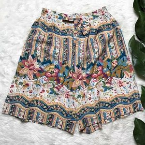 Vintage Floral Flowy Shorts.